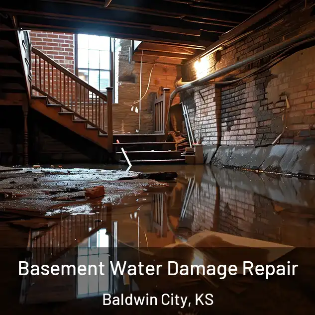  Basement Water Damage Repair Baldwin City, KS
