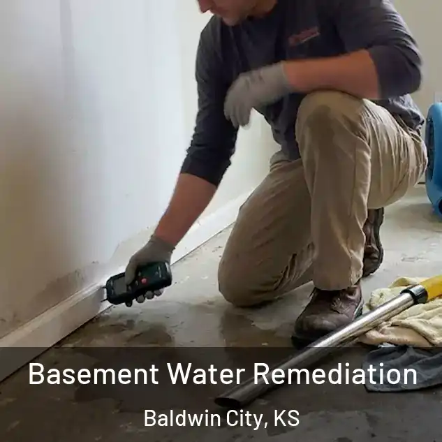  Basement Water Remediation Baldwin City, KS