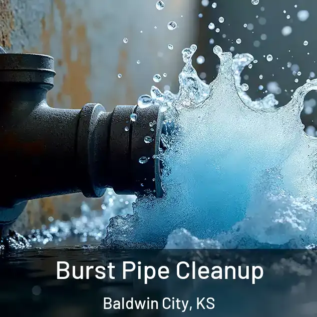  Burst Pipe Cleanup Baldwin City, KS
