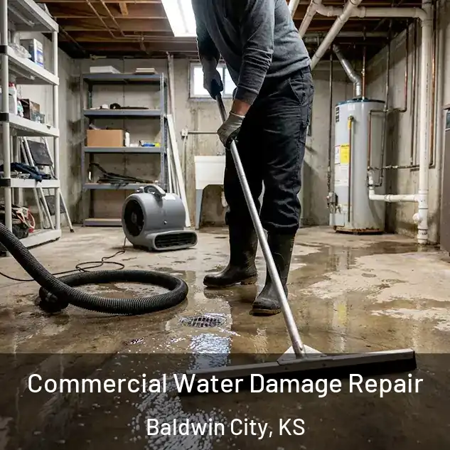  Commercial Water Damage Repair Baldwin City, KS