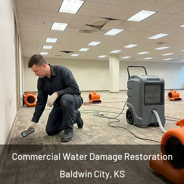  Commercial Water Damage Restoration Baldwin City, KS