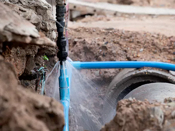Burst Pipe Cleanup in Baldwin City