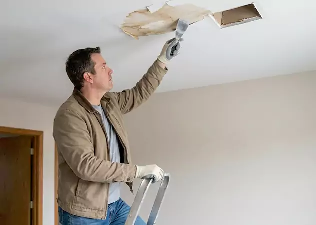 Your Ceiling Damage Repair Experts in Baldwin City, KS