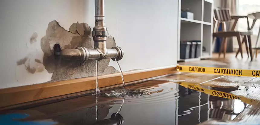 Burst Pipe Cleanup in Baldwin City