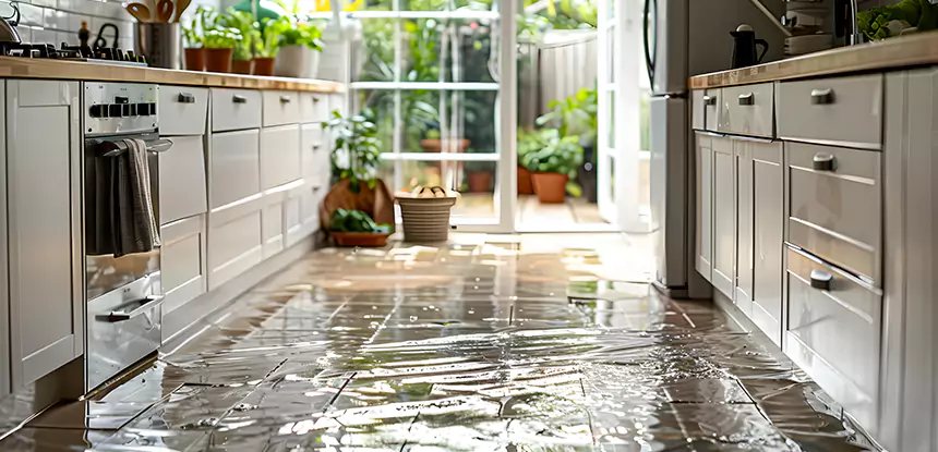 Kitchen Water Mitigation Services in Baldwin City