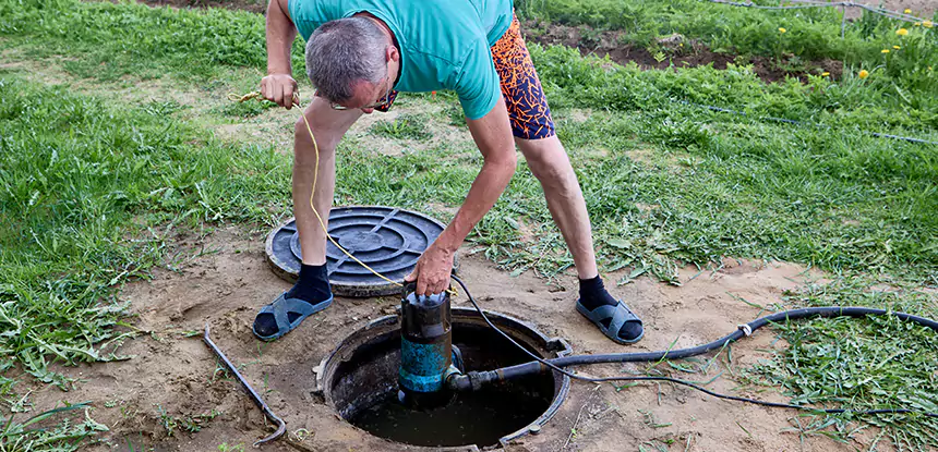 Outdoor Sewage Cleanup in Baldwin City
