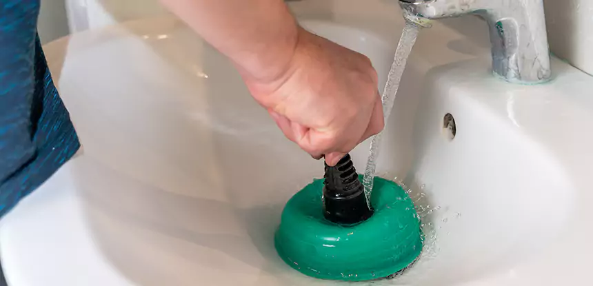 Sink Standing Water Blockage Removal in Baldwin City