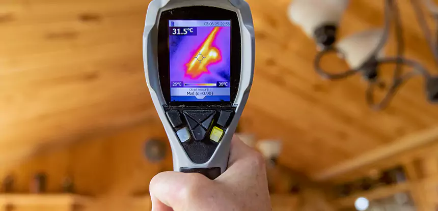Infrared Camera Roof Leak Detection in Baldwin City