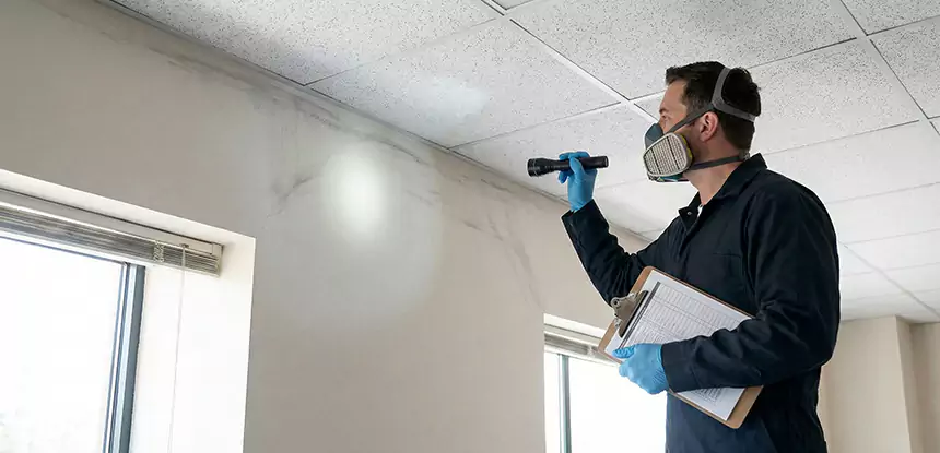 Ceiling Water Damage Inspection in Baldwin City