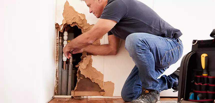 Broken Pipe Water Damage Repair in Baldwin City