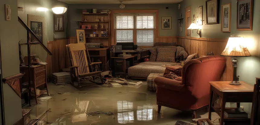 Professional Wet Basement Cleanup Services in Baldwin City, KS
