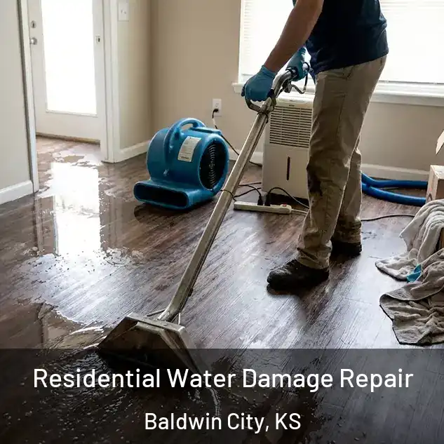  Residential Water Damage Repair Baldwin City, KS