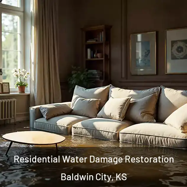  Residential Water Damage Restoration Baldwin City, KS