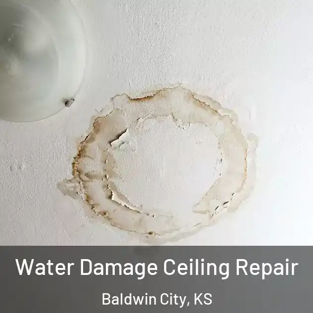  Water Damage Ceiling Repair Baldwin City, KS