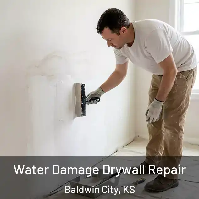  Water Damage Drywall Repair Baldwin City, KS