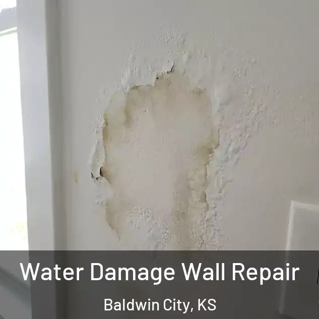  Water Damage Wall Repair Baldwin City, KS