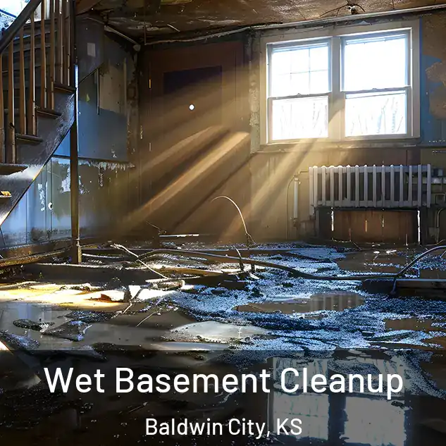  Wet Basement Cleanup Baldwin City, KS